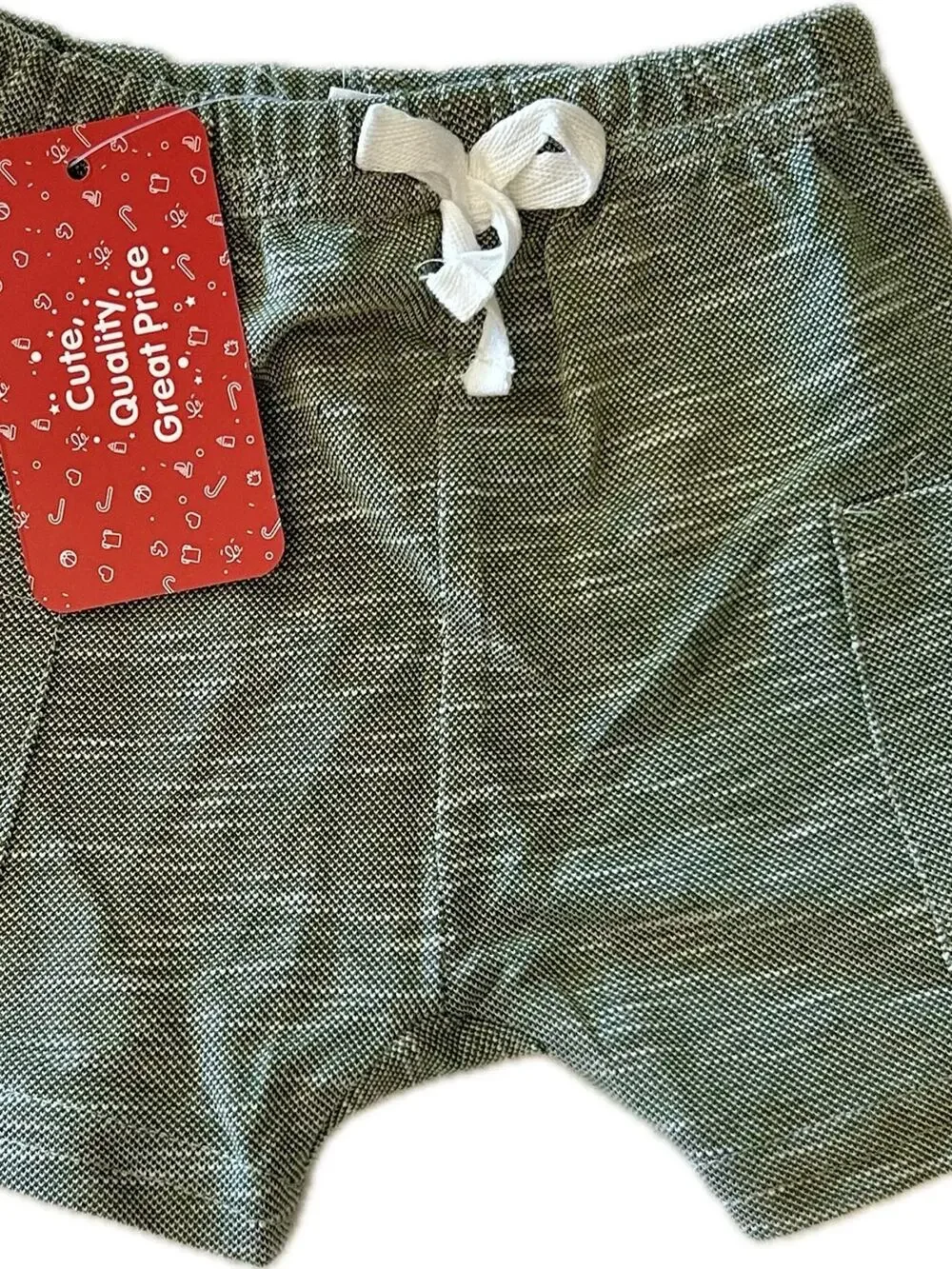 New baby boy’s Knit Drawstring Shorts 3-6 months
